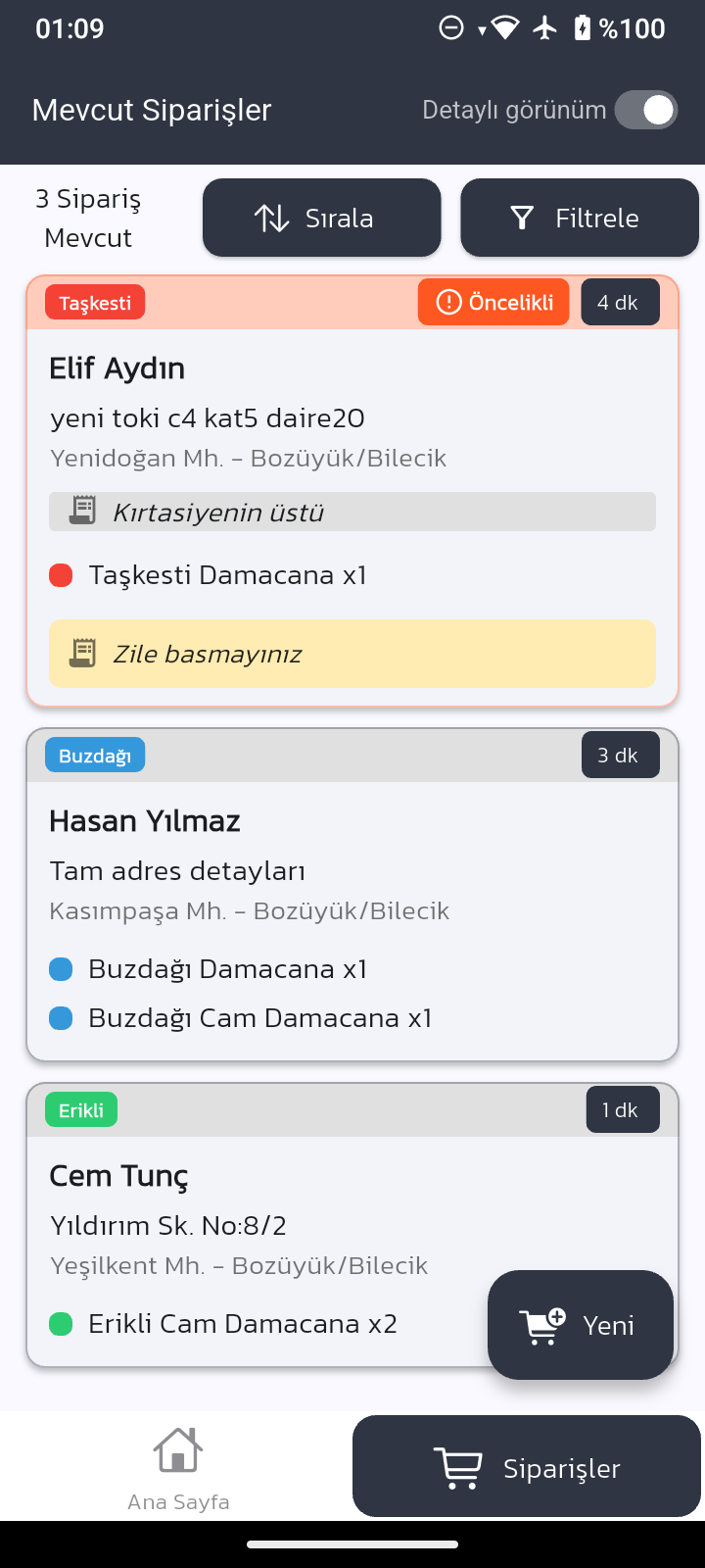 TamSucu ana ekran