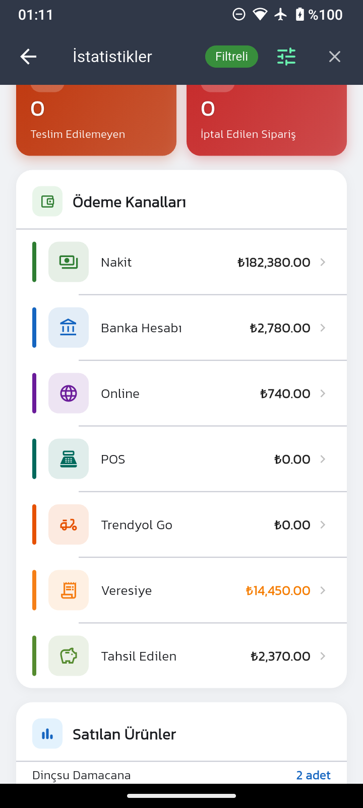 TamSucu ödeme takibi ve borç yönetimi ekranı